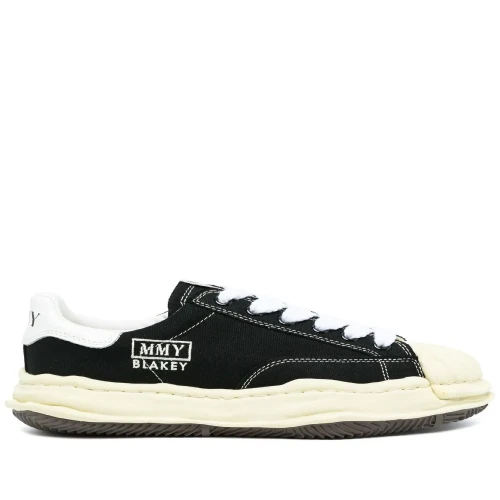 Front profile of Maison Mihara Yasuhiro Blakey Sneakers featuring an oversized sculpted platform sole