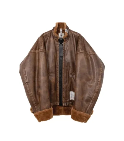 Maison Mihara Yasuhiro Boa Jacket front view