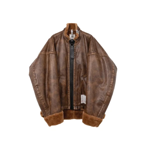 Maison Mihara Yasuhiro Boa Jacket front view
