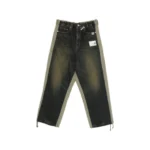 Front view of Maison Mihara Yasuhiro Elasticated-Waistband Trousers with relaxed fit