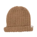 Front view of Maison Mihara Yasuhiro Knitted Beanie with premium fine-knit construction