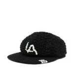 Front view of Maison Mihara Yasuhiro LA Embroidered Hat with premium stitched logo
