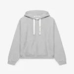 Front view of Maison Mihara Yasuhiro S.O.S French Terry Grey Hoodie