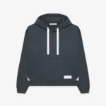 Front view of Maison Mihara Yasuhiro S.O.S Standard Grey Hoodie