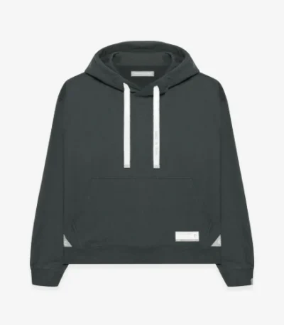 Front view of Maison Mihara Yasuhiro S.O.S Standard Khaki Hoodie