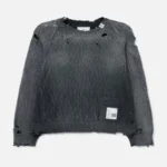 Front view of Maison Mihara Yasuhiro Sun Faded Like Knit Sweater
