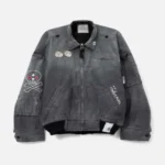 Front view of Maison Mihara Yasuhiro Sun Faded Like Military Jacket