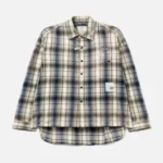 Front view of Maison Mihara Yasuhiro Vintage Like Check Shirt