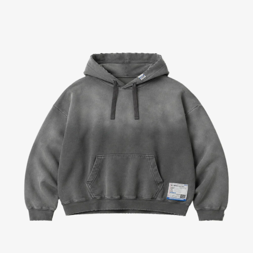 Maison Mihara Yasuhiro Sun-Faded Like Distressed Hoodie front view