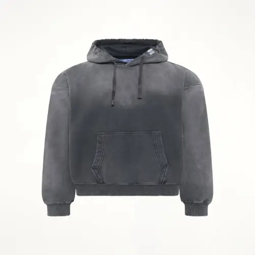 Maison Mihara Yasuhiro Instrumental French Hoodie in Black front view