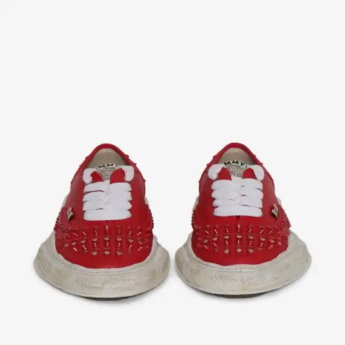 Maison Mihara Yasuhiro Baker Studded Sneakers Front View Front view of Maison Mihara Yasuhiro Baker Studded Sneakers