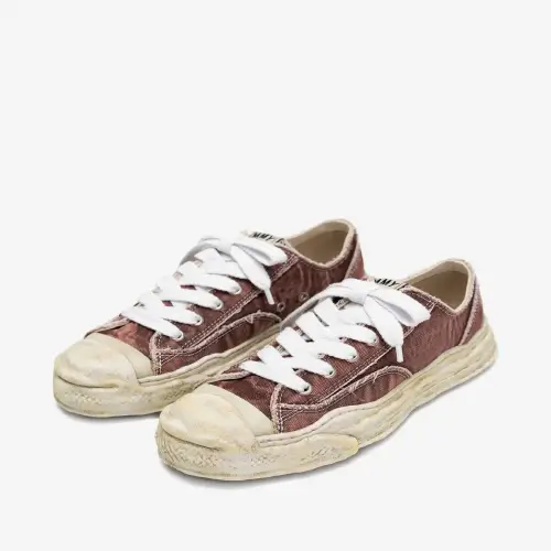 Maison Mihara Yasuhiro Canvas Low-Top Sneakers Front View Front view of Maison Mihara Yasuhiro Canvas Low-Top Sneakers