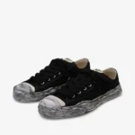 Maison Mihara Yasuhiro Hank Sneakers front view highlighting the toe shape and overall design.