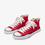 Front view of Maison Mihara Yasuhiro Canvas High-Top Sneakers