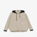 Maison Mihara Yasuhiro Check-Pattern Hooded Shirt Jacket front view