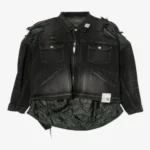 Maison Mihara Yasuhiro distressed denim jacket front view