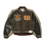 Maison Mihara Yasuhiro Embroidered Panelled Jacket front view