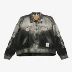 Maison Mihara Yasuhiro embroidered souvenir jacket front view