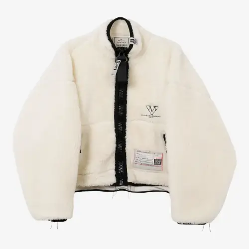 Maison Mihara Yasuhiro Fleece Zip-up Jacket front view