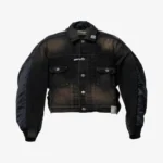 Maison Mihara Yasuhiro Front Back Combined Denim Jacket front view