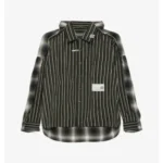 Maison Mihara Yasuhiro Front Back Docking Long Sleeve Shirt front view