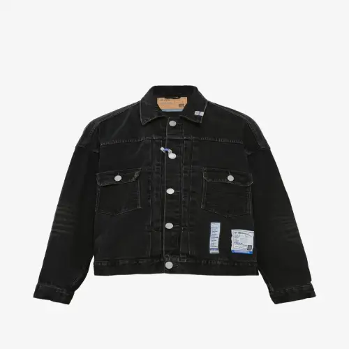Maison Mihara Yasuhiro Hard Washed Selvedge Denim Jacket front view