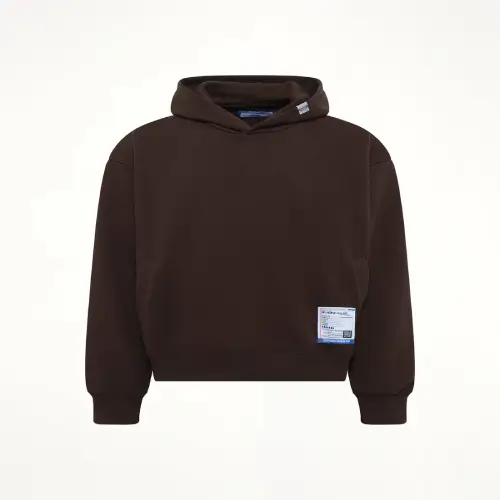 Maison Mihara Yasuhiro Heavy Weight Hoodie in Brown front view