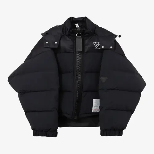 Maison Mihara Yasuhiro Hooded Puffer Jacket front view