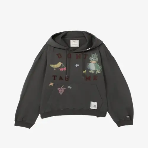 Maison Mihara Yasuhiro Kids Doodle Printed Hoodie front view