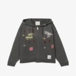 Maison Mihara Yasuhiro Kids Doodle Printed Zip-up Hoodie front view
