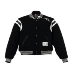Maison Mihara Yasuhiro Logo-Embroidered Bomber Jacket front view