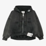 Maison Mihara Yasuhiro Logo-Embroidered Hoodie front view