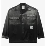 Maison Mihara Yasuhiro Logo-Patch Shirt front view