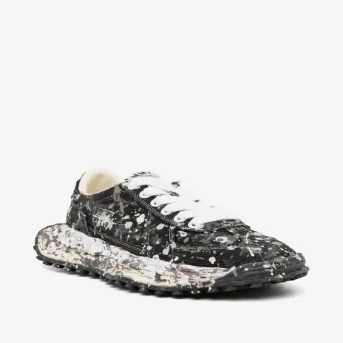 Maison Mihara Yasuhiro Paint-Splatter Sneakers front view
