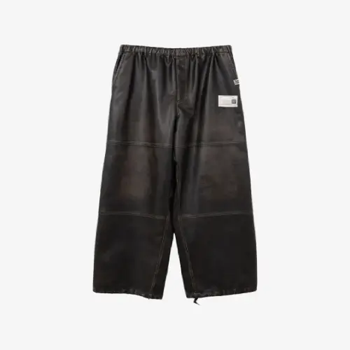 Maison Mihara Yasuhiro Panelled Trousers front view showing distinctive multi-panel construction