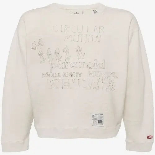 Front view of Maison Mihara Yasuhiro Printed Sweatshirt