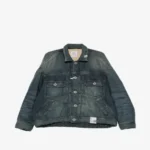 Maison Mihara Yasuhiro puffer denim jacket front view