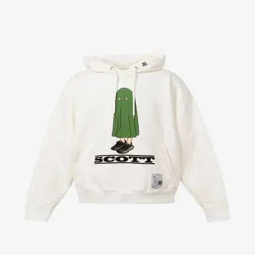 Maison Mihara Yasuhiro Scott Printed Hoodie front view