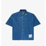 Maison Mihara Yasuhiro Short-Sleeve Work Shirt front view