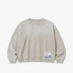 Front view of Maison Mihara Yasuhiro Sun-Faded Like Distressed Sweatshirt