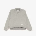 Front view of Maison Mihara Yasuhiro Sweatshirt Combined Sweater