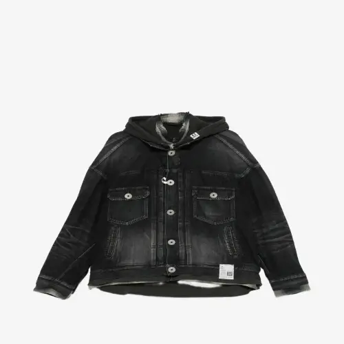 Maison Mihara Yasuhiro Triple Layered Denim Jacket front view