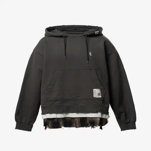 Maison Mihara Yasuhiro Triple Layered Hoodie front view