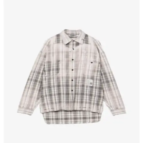 Maison Mihara Yasuhiro Vintage-Like Check Shirt (1) Maison Mihara Yasuhiro Vintage-Like Check Shirt front view