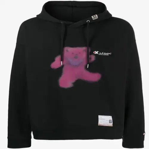 Maison Mihara Yasuhiro X Champion Graphic-Print Hoodie front view